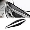 1Pair Carbon Fiber Car Sticker Headlight Eyebrows Front Headlamp Eyebrows Eyelids Trim Strip for BMW F30 320i 325i 316i 3 series