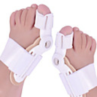 1pair toe separator big toe bone bunion shield hallux valgus splint pro protector corrector alignment foot massager pedicure orthopedic support brace