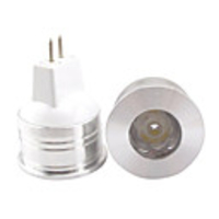 1pc 1 W LED Spotlight 60lm MR11 MR11 1 LED Beads High Power LED Decorative Warm White Cold White Natural White 12 V / 1 pc / RoHS