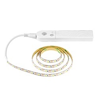 1pc 1M LED Light Strips Flexible Tiktok Lights 60LED 8mm Wireless Motion Sensor LED Night Light Bed Cabinet Stairs Light LED Strip Lamp 5V For TV Backlight Lighting