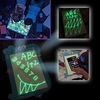 1PC 2 in 1 LED Luminous Drawing Board Magic Draw With Light-Fun Fluorescent Pen Educational Toy Graffiti Doodle Drawing Tablet