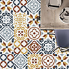 1Pc 20 Pieces Of New Retro Tiles Tiles Tiles Diy Free Splicing Decorative Wall Stickers Foreign Trade Wall Stickers Wholesale