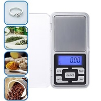 1pc 200g/0.01g 500g/0.1g Mini precise Pocket Electronic Digital Scale for Gold Jewelry Balance Gram Scales miniinthebox