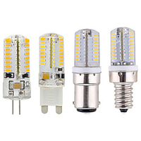 1pc 2.5 W LED Globe Bulbs 200-220 lm E14 G9 G4 64 LED Beads SMD 3014 220 V miniinthebox