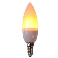 1pc 3 W LED Corn Lights 250 lm E14 C35 29 LED Beads SMD 2835 Party Decorative Flame Flickering Warm White 85-265 V / RoHS