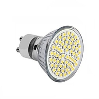 1pc 3.5 W LED Spotlight 300-350 lm GU10 GU5.3(MR16) E26 / E27 MR16 60 LED Beads SMD 2835 Decorative Warm White Cold White 220-240 V 12 V 110-130 V / 1 pc / RoHS