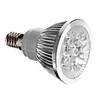 1pc 4 W LED Spotlight 250-300LM E14 4 LED Beads Warm White Cold White Natural White 110-240 V