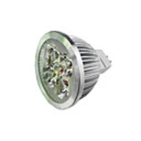 1pc 4 W LED Spotlight 300 lm MR16 4 LED Beads High Power LED Warm White