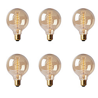 1pc 40 W E26 / E27 / E27 G80 Warm White 2300 k Incandescent Vintage Edison Light Bulb 220-240 V miniinthebox