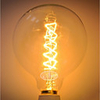 1pc 40 W E26 / E27 G125 Yellow Transparent Body Incandescent Vintage Edison Light Bulb 220-240 V