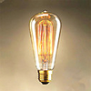 1pc 40 W E26 / E27 ST64 Warm White 2300 k Retro / Decorative Incandescent Vintage Edison Light Bulb 220-240 V