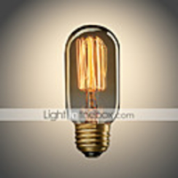 1pc 40W E26/E27 T45 Edsion Bulb Warm White 2300 K Incandescent Vintage Edison Light Bulb AC 110-130V AC 220-240V