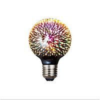 1pc 4.5 W LED Globe Bulbs 125 lm E27 G95 20 LED Beads SMD 3528 Creative Party Warm Yellow 85-265 V