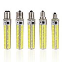 1pc 5 W LED Corn Lights 1000-1200 lm E14 E12 E17 T 152 LED Beads SMD 5730 Dimmable Warm White Cold White 220-240 V 110-130 V