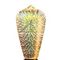 1pc 5 W LED Filament Bulbs 350 lm E26 / E27 ST64 28 LED Beads Integrate LED Decorative Starry 3D Firework Multi-colors 85-265 V / RoHS