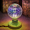 1pc 5 W LED Globe Bulbs LED Filament Bulbs 450 lm E26 / E27 G95 28 LED Beads Integrate LED Decorative Starry 3D Firework Multi-colors 85-265 V / RoHS
