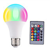 1pc 5 W LED Smart Bulbs 200-500 lm E26 / E27 A60(A19) 3 LED Beads SMD 5050 Dimmable Remote-Controlled Decorative RGBW 85-265 V / 1 pc / RoHS