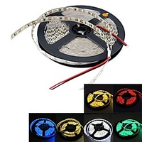 1pc 5m Flexible LED LED Light Strips Flexible Tiktok Lights IP20 Non-wanterproof 300 LEDs 2835 SMD 8mm Warm White White Red DC 12V