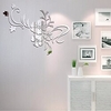 1pc 6080cm Self Adhesive Wall Sticker Flower Vine Modern Decal Waterproof Anti Static Harmless Removable Mirror Home Room Office Decoration miniinthebox