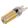 1pc 6pcs 10 Watts Silicone Coated G9 LED Light Bulb 360 Degree Dimmable G9 Light Bulb 60w Equivalent 72pcs Epistar SMD 3014 LED G9 AC220V