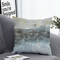 1pc Cushion Cover with Pillow Insert Double Print 38x38cm / 45x45cm Polyester