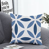 1pc Cushion Cover with Pillow Insert Double Print 38x38cm / 45x45cm Polyester