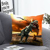 1pc Cushion Cover with Pillow Insert Double Print 38x38cm / 45x45cm Polyester