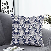 1pc Cushion Cover with Pillow Insert Double Print 38x38cm / 45x45cm Polyester Art Deco