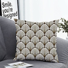 1pc Cushion Cover with Pillow Insert Double Print 38x38cm / 45x45cm Polyester Art Deco