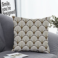 1pc Cushion Cover with Pillow Insert Double Print 38x38cm / 45x45cm Polyester Art Deco