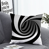 1pc Cushion Cover with Pillow Insert Double Print 38x38cm / 45x45cm Polyester Confusion Striped