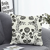1pc Cushion Cover with Pillow Insert Double Print 38x38cm / 45x45cm Polyester Floral