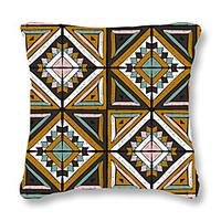 1pc Cushion Cover with Pillow Insert Double Print 38x38cm / 45x45cm Polyester Geometric