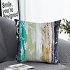 1pc Cushion Cover with Pillow Insert Double Print 38x38cm / 45x45cm Polyester Oil Painting Style
