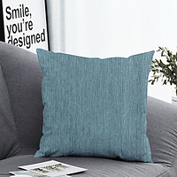 1pc Cushion Cover with Pillow Insert Double Print 38x38cm / 45x45cm Polyester Solid Color