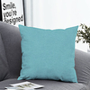 1pc Cushion Cover with Pillow Insert Double Print 38x38cm / 45x45cm Polyester Solid Color