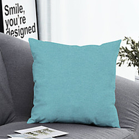 1pc Cushion Cover with Pillow Insert Double Print 38x38cm / 45x45cm Polyester Solid Color