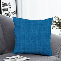 1pc Cushion Cover with Pillow Insert Double Print 38x38cm / 45x45cm Polyester Solid Color