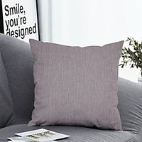 1pc Cushion Cover with Pillow Insert Double Print 38x38cm / 45x45cm Polyester Solid Color