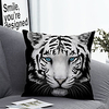 1pc Cushion Cover with Pillow Insert Double Print 38x38cm / 45x45cm Polyester Tiger