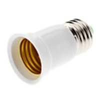 1pc E27 to E27 E26 / E27 85-265 V Plastic Metal / Plastic Light Bulb Socket