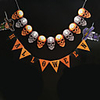 1pc Halloween Decorations Halloween Entertaining / Decorative Objects Holiday Decorations Party Garden Skull Pull Flag Spider Witch Alphabet Banner Wedding Decoration