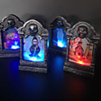 1pc Halloween Decorations Halloween Entertaining / Decorative Objects Holiday Decorations Party Garden Wedding Decoration 12.57 cm Tombstone Lamp