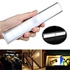1pc Infrared Sensor Lamp LED Under Cabinet Lighting Human Body Induction Night Light Sensitive PIR Induction Light Motion Sensor Light Lamp