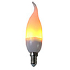 1pc LED Flame Effect Fire Light Bulb LED Corn Lights 3W 250lm E14 C35L 29 LED Beads SMD 2835 Party Decorative Flame Flickering Warm White 85-265 V / RoHS