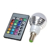 1pc LED Globe Bulbs 300 lm E14 1 LED Beads Remote-Controlled RGB 100-240 V / 1 pc
