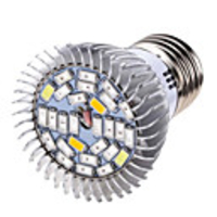1pc LED Grow Lights 5W 800lm 28 LED Beads Purple 85-265V Vegetable Greenhouse Halloween Christmas