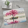 1pc Modern Tree Bath Mats / Bath Rugs Coral Velve Geometric / Abstract 5mm Bathroom New Design