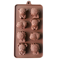 1pc Mold 3D Animal Silicone For Cake