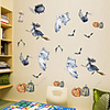 1Pc New Halloween Witches Wallpaper Halloween Pumpkin Creative Home Decoration Wall Decal